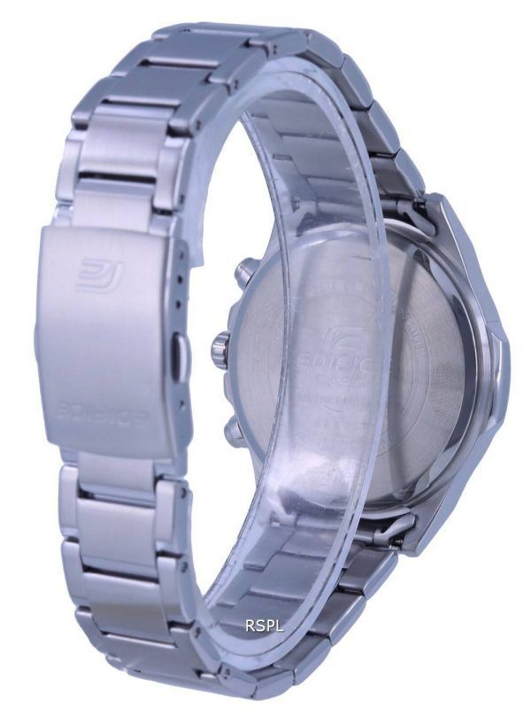 Casio Edifice Chronograph Analoginen ruostumattomasta teräksestä valmistettu kvartsi EFR-S572D-1A EFRS572D-1 100M miesten kello