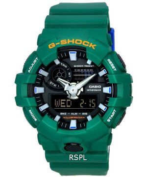 Casio G-Shock suositut henkiset värit vihreä analoginen digitaalinen kvartsi GA-700SC-3A GA700SC-3 200M miesten kello