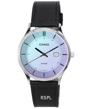 Casio Standard analoginen nahkaranneke monivärinen kellotaulu kvartsi MTP-E605L-7E MTPE605L-7E miesten kello