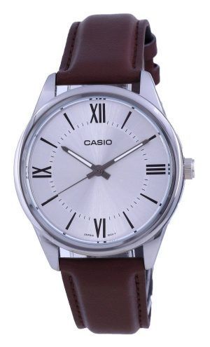 Casio Silver Dial ruostumaton teräs analoginen kvartsi MTP-V005L-7B5 MTPV005L-7 miesten kello