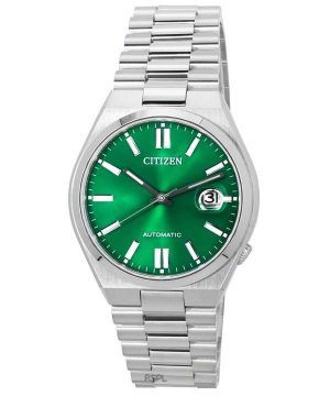 Citizen Tsuyosa ruostumattomasta teräksestä valmistettu vihreä kellotaulu automaattinen NJ0150-81X miesten kello