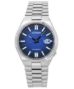 Citizen Tsuyosa ruostumattomasta teräksestä valmistettu sininen kellotaulu automaattinen NJ0151-88L miesten kello