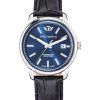 Philip Watch Kent Collection vuosipäivän nahkahihna, sininen kellotaulu kvartsi R8251178013 100M miesten kello