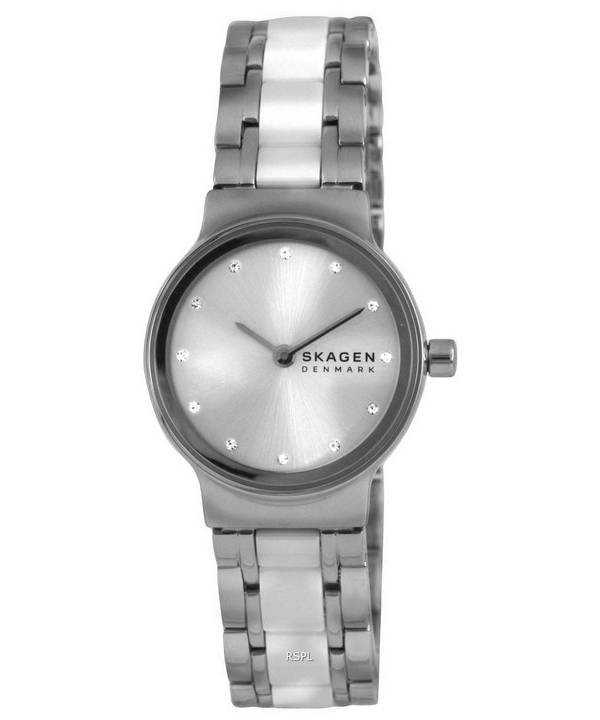 Skagen Freja Lille ruostumattomasta teräksestä valmistettu valkoinen kellotaulu kvartsi SKW3010 naisten kello
