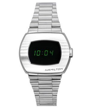 Hamilton PSR American Classic digitaalinen ruostumattomasta teräksestä valmistettu kvartsi H52414131 100M miesten kello