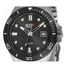 Westar Activ Sports ruostumattomasta teräksestä valmistettu musta kellotaulu kvartsi 90250SBN903 100M miesten kello