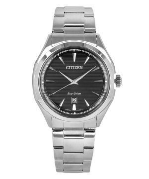 Citizen Core Collection ruostumattomasta teräksestä valmistettu musta kellotaulu Eco-Drive AW1750-85E 100M miesten kello