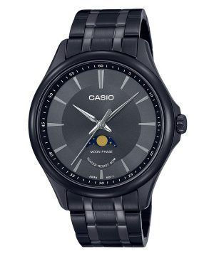 Casio Standard Analog Moon Phase musta kellotaulu kvartsi MTP-M100B-1A miesten kello