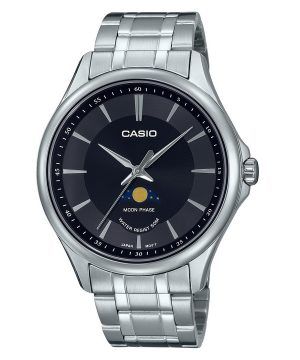 Casio Standard Analog Moon Phase musta kellotaulu kvartsi MTP-M100D-1A miesten kello