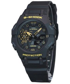 Casio G-Shock varoitus Keltainen mobiililinkki analoginen digitaalinen hartsihihna musta kellotaulu kvartsi GA-B001CY-1A 200M mi