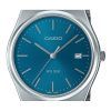 Casio Standard Analoginen ruostumattomasta teräksestä valmistettu sininen kellotaulu kvartsi MTP-B145D-2A2 miesten kello