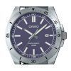 Casio Standard Analoginen ruostumattomasta teräksestä valmistettu sininen kellotaulu kvartsi MTP-B155D-2E miesten kello