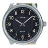 Casio Standard analoginen nahkaranneke musta kellotaulu kvartsi MTP-B160L-1B1 miesten kello