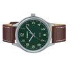 Casio Standard analoginen nahkaranneke vihreä kellotaulu kvartsi MTP-B160L-3B miesten kello