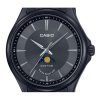 Casio Standard Analog Moon Phase musta kellotaulu kvartsi MTP-M100B-1A miesten kello