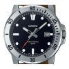 Casio Standard analoginen beige hartsihihna musta kellotaulu kvartsi MTP-VD01-5E miesten kello