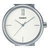 Casio Analoginen ruostumattomasta teräksestä valmistettu hopea kellotaulu kvartsi LTP-2024VM-7C naisten kello rannerengassarjall
