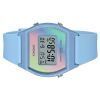Casio digitaalinen sininen hartsihihna monivärinen kellotaulu kvartsi LW-205H-2 naisten kello