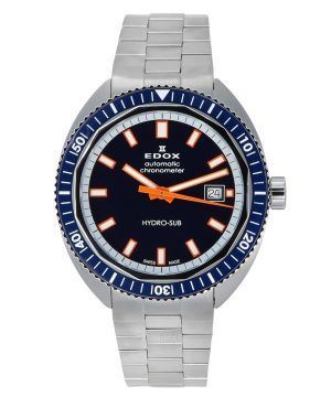 Edox Hydro-Sub automaattinen kronometri rajoitettu painos sininen kellotaulu Diver&#39,s 80128 3BUM BUIO 300M miesten kello