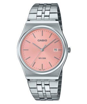 Casio Standard analoginen ruostumattomasta teräksestä valmistettu vaaleanpunainen kellotaulu kvartsi MTP-B145D-4AV unisex kello