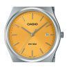 Casio Standard Analoginen ruostumattomasta teräksestä valmistettu keltainen kellotaulu kvartsi MTP-B145D-9AV Unisex kello