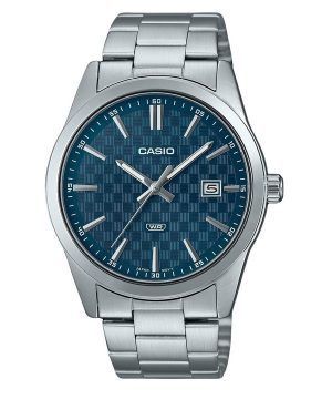 Casio Standard Analoginen ruostumattomasta teräksestä valmistettu sininen kellotaulu kvartsi MTP-VD03D-2A2 miesten kello
