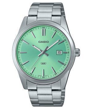 Casio Standard analoginen ruostumattomasta teräksestä mintunvihreä kellotaulu kvartsi MTP-VD03D-3A2 miesten kello