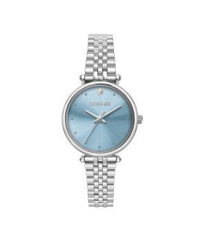 Oui &amp, Me Etoile ruostumattomasta teräksestä valmistettu sininen kellotaulu kvartsi ME010293 naisten kello