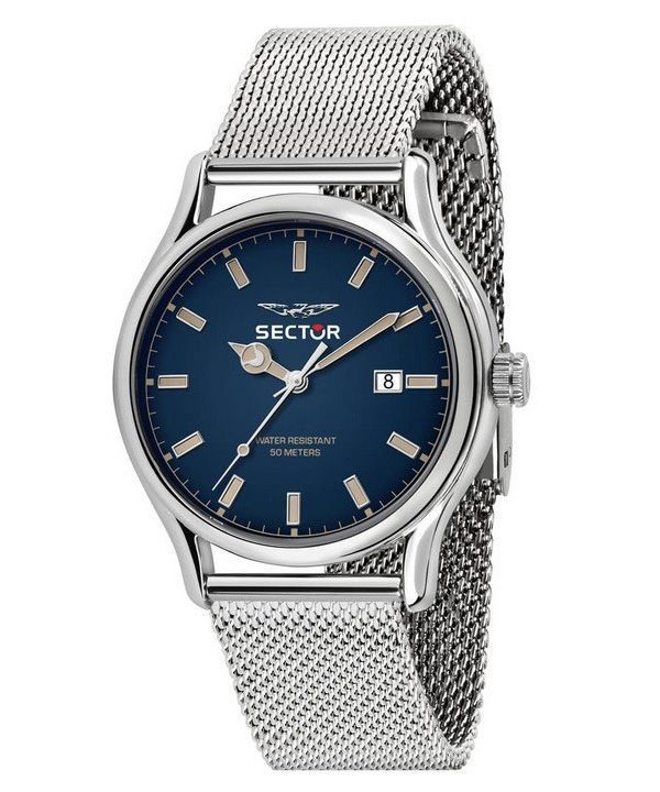 Sector 660 monitoiminen ruostumattomasta teräksestä valmistettu sininen kellotaulu kvartsi R3253517024 miesten kello
