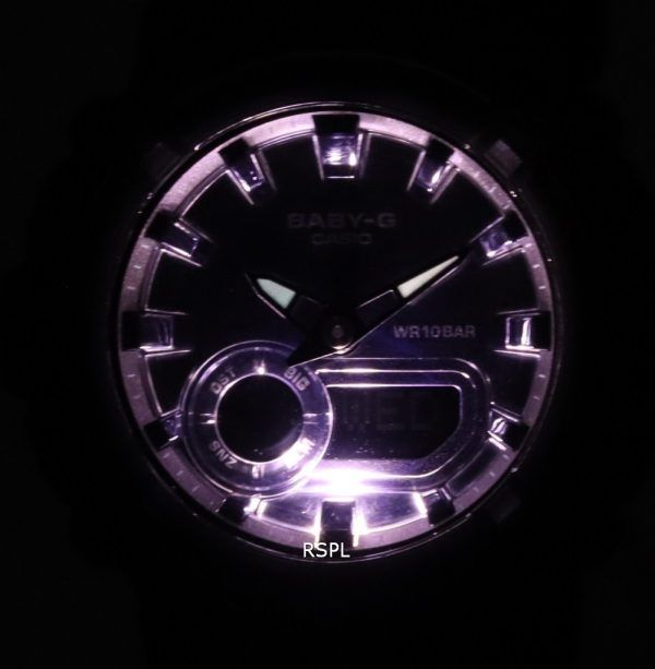 Casio Baby-G World Time analoginen digitaalinen BGA-280-1A BGA280-1 100M naisten kello