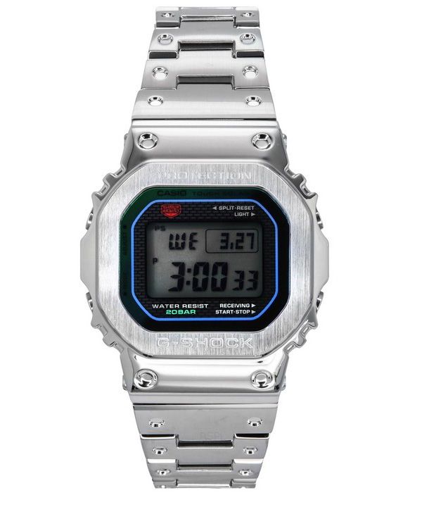 Casio G-Shock täysmetallinen digitaalinen älypuhelinlinkki Bluetooth Solar GMW-B5000PC-1 200M miesten kello